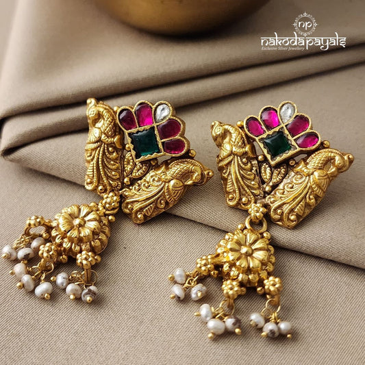 Peacock Kundan Chandbali (GE5223)